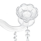 Crystal Candelabra, 7Arm Candlestick Holders Centerpiece, Wedding Party