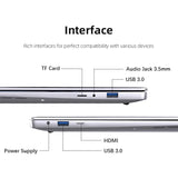 Windows 11 14.1 inch Laptop Computer intel i7 7500U Intel A3950 Laptops
