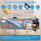 Full Body Vibration Massage Mat with Neck Kneading Massager for Family