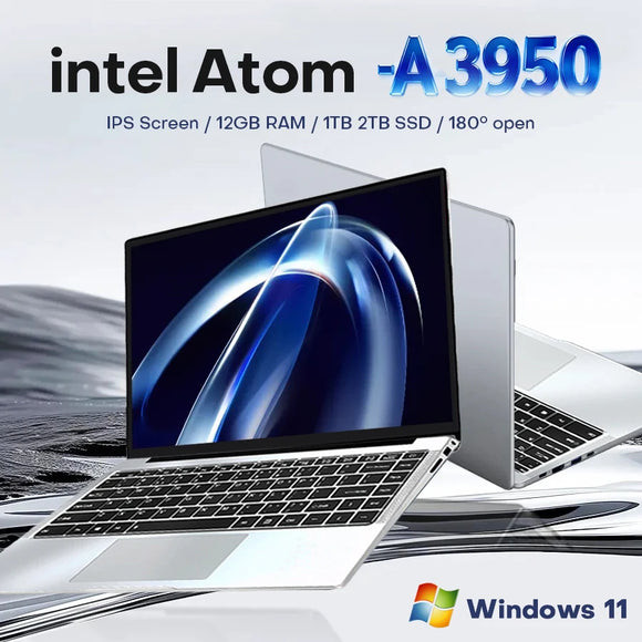 2026 Portable Laptop Computer Intel Atom A3950 Notebook PC 12GB RAM ...