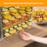Commercial Grade Food Dehydrator Machine 110V 1500W Stainless Steel 20 Trays