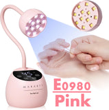 Gooseneck UV LED Nail Lamp USB Cordless Flash Cure 39mW/cm² 4 Timer Auto Sensor Fast Curing
