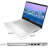HP Newest 14" Business Laptop,Intel Celeron N4120,Up to16GB RAM,384GB Storage(128GB eMMC+256GB Micro SD