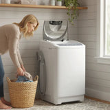 Compact Washer, Portable Washing Machine, Full Automatic Washer with 8 Programs