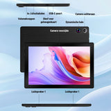 2026 Newest Android 15 Tablet 10 Inch 20GB+64GB Expandable 1TB WidevineL1 GMS 5000mAh Stylus Keyboard Mouse