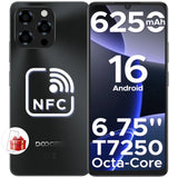 DOOGEE Note 58 Smartphone 6.75" HD+ 90Hz Display IPS Screen Android 16 8GB RAM+128GB ROM