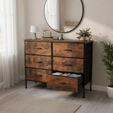 6-Drawer Dresser for Bedroom, Large Capacity Storage Cabinet for Daily Use