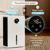 Dehumidifier for Home, 120 oz Water Tank w/ 7 Colors LED Light, 1,000 Sq. ft