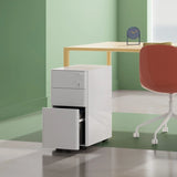 GALAXHERO 3-Drawer File Cabinet Vertical Filing Cabinet Slim Storage for Legal Letter