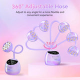 Gooseneck UV LED Nail Lamp USB Cordless Flash Cure 39mW/cm² 4 Timer Auto Sensor Fast Curing