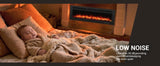 50in Electric Fireplace Wall Mounted Recessed Fireplace Electric w Remote