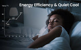 10,000 BTU Smart Window Air Conditioner with 3 Modes, Cools Up to 450 Sq.Ft