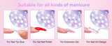 Gooseneck UV LED Nail Lamp USB Cordless Flash Cure 39mW/cm² 4 Timer Auto Sensor Fast Curing