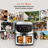 8.5QT Air Fryer, View Window, Multifunctional Large Family Size Capacity