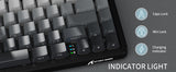 ATTACK SHARK X66 Wireless Mechanical Keyboard with Side Printed PBT Keycaps BT & 2.4G Wireless & Type -C Wired Hot-swap 16 Milli