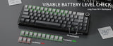 ATTACK SHARK X66 Wireless Mechanical Keyboard with Side Printed PBT Keycaps