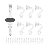 Crystal Candelabra, 7Arm Candlestick Holders Centerpiece, Wedding Party