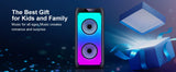 Wireless Bluetooth Speaker, Karaoke Machine with 2 Microphone, Home