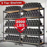 72 Inch Heavy-duty Metal Storage Rack, With A Load-bearing Capacity Of 2000 Pounds