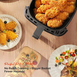 8.5QT Air Fryer, View Window, Multifunctional Large Family Size Capacity