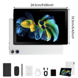 A10L 10 Inch Android Tablet 12GB RAM 64GB ROM IPS HD Touch Screen with Keyboard