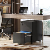 GALAXHERO 3 Drawer Locking Rolling File Cabinet with Security Lock f