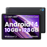 C107 Android 14 Tablet 10.1 Inch 10GB RAM 128GB ROM 1TB Expand