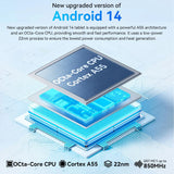 C107 Android 14 Tablet 10.1 Inch 10GB RAM 128GB ROM 1TB Expand