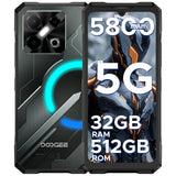 DOOGEE Blade GT Pro 5G Rugged Phone 6.72'' FHD+ 120Hz 32GB+512GB LED Light Effect 5800mAh Battery Android