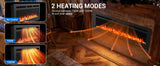 50in Electric Fireplace Wall Mounted Recessed Fireplace Electric w Remote