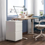 GALAXHERO 2 Drawer Metal File Cabinet Under Desk with Lock Space Saving