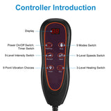 Full Body Vibration Massage Mat with Neck Kneading Massager for Family