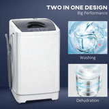 Compact Washer, Portable Washing Machine, Full Automatic Washer with 8 Programs