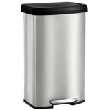 21 Gallon/80 Liter Kitchen Trash Can with Lid, Stainless Steel Garbage Can