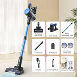 YISORA N8 Cordless Stick Vacuum, 25000Pa Self-Standingnfor Pet Hair
