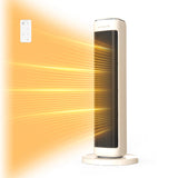 AIRMATE 25" Space Heater for Indoor Use Large Room with Thermostat