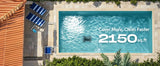 [Up to 2000 Sq.ft] Cordless Robotic Pool Vacuum for Above Ground Pool