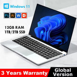 New Laptop Computer Windows 11 Pro Intel Atom A3950 2025 Notebook PC Gamer 12GB RAM