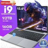 15.6" Ultra Slim Intel i9 10980HK/9900 Laptop Computer Windows 11 16GB RAM
