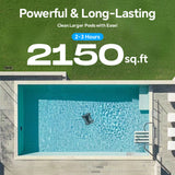 [Up to 2000 Sq.ft] Cordless Robotic Pool Vacuum for Above Ground Pool