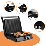 Electric Sandwich Maker Grill plate Panini 1800W Cooking Kitchen Appliances Breakfast