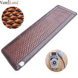 Electric Infrared Heat Therapy Pad Heated Jade Germanium Stone Massage