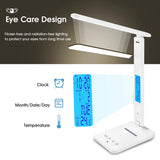 LAOPAO 10W QI Wireless Charging LED Desk Lamp With Calendar