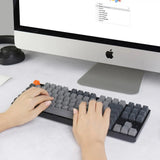 Keychron K8 A Wireless Bluetooth Mechanical Keyboard 87 Keys Gateron Switch White Backlight Keyboard