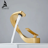 Basin Faucets Modern Bathroom Mixer Tap Brass Washbasin Faucet Single MD DC PRINT