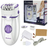 Electric Women Epilator Female Shaver Leg Body Hair Removal Lip-MD DC PRINT