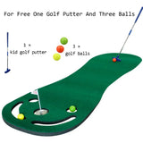 Putting Green Mats Set for Golf Putting Use Included 1 Putter Indoor Outdoor
