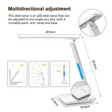 LAOPAO 10W QI Wireless Charging LED Desk Lamp With Calendar