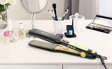 KIPOZI Professional Hair Straightener Titanium Flat Iron with Digital LCD Display Dual Voltage