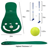 Putting Green Mats Set for Golf Putting Use Included 1 Putter Indoor Outdoor